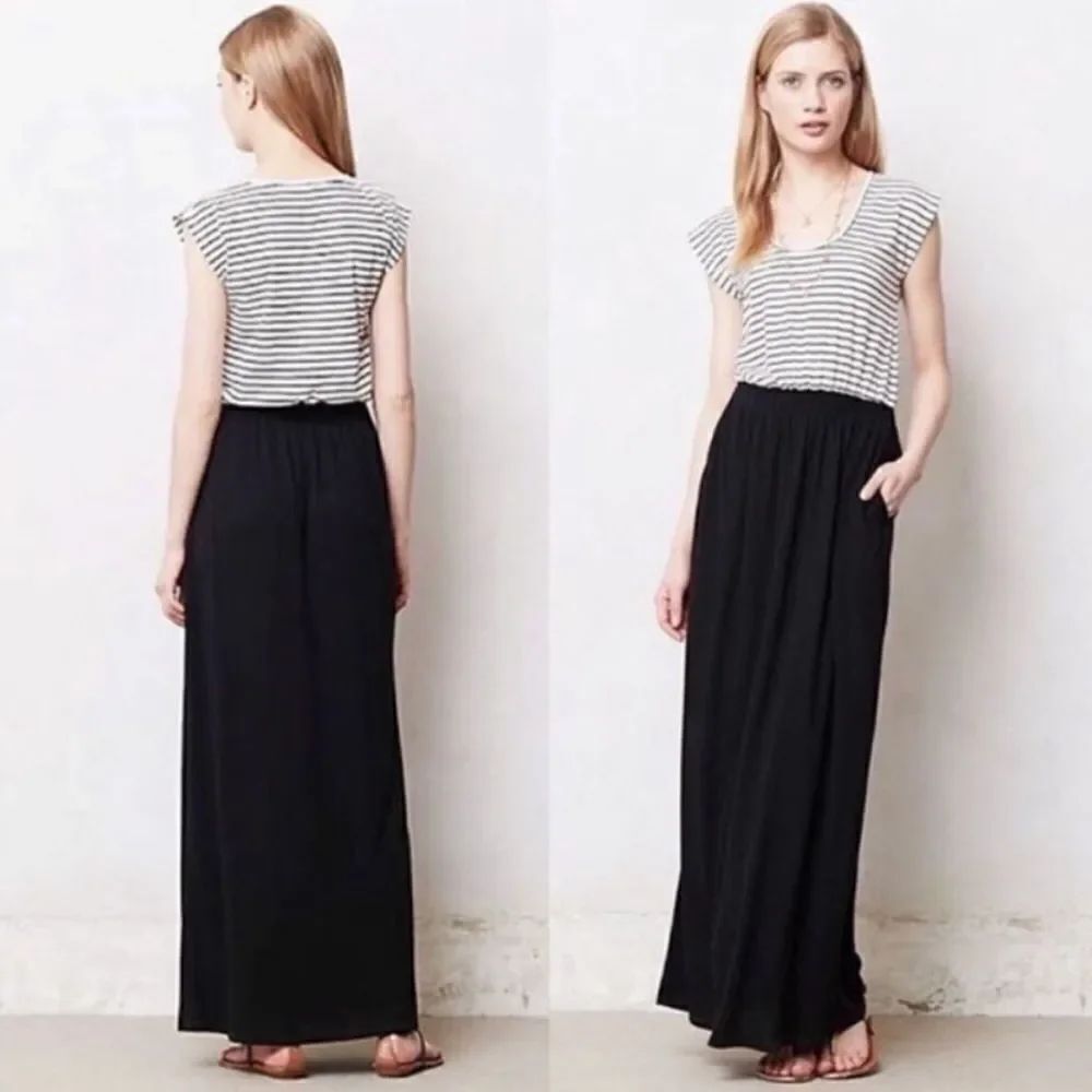 Anthropology Lilka ShortSleeve Maxi Dress SzSm